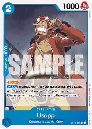 Usopp (OP16-043)  -  Uncommon