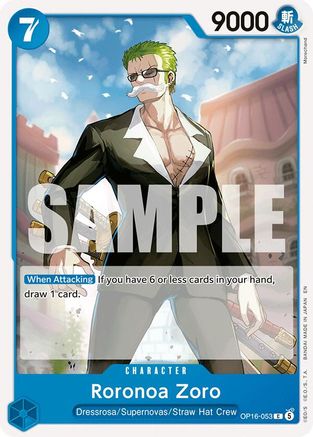 Roronoa Zoro (053) (OP16-053)  -  Common