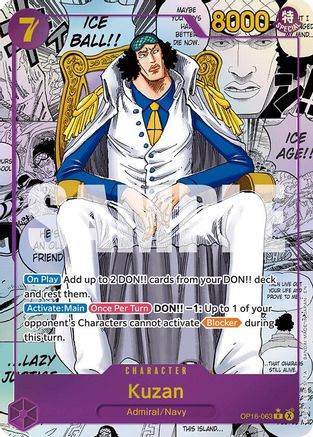 Kuzan (Manga) (OP16-063)  -  Rare