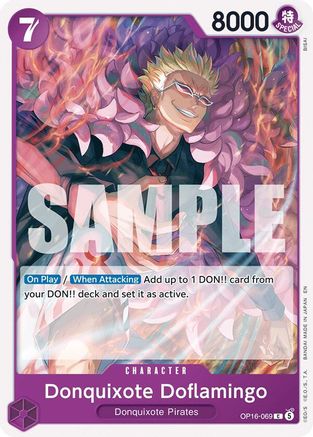 Donquixote Doflamingo (069) (OP16-069)  -  Common