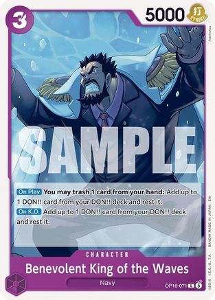 Benevolent King of the Waves (OP16-071)  -  Common