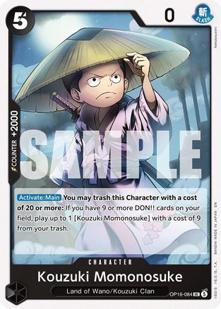 Kouzuki Momonosuke (084) (OP16-084)  -  Uncommon