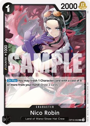 Nico Robin (OP16-092)  -  Uncommon