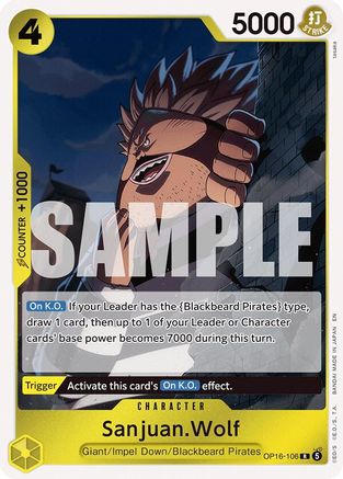 Sanjuan.Wolf (OP16-106)  -  Rare