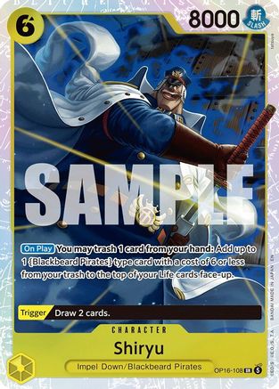 Shiryu (OP16-108)  -  Super Rare