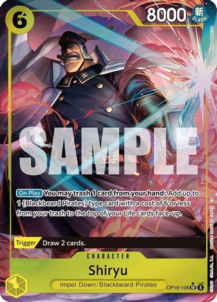 Shiryu (Full Art) (OP16-108)  -  Super Rare