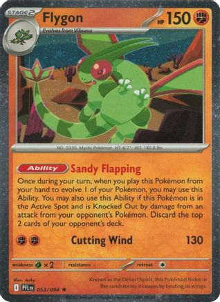 Flygon - 053/094 (Cosmos Holo)  - Rare - Holofoil