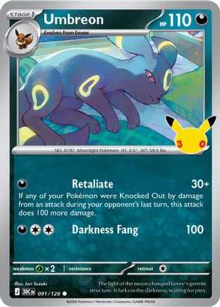 Umbreon - 091 - Common - Holofoil