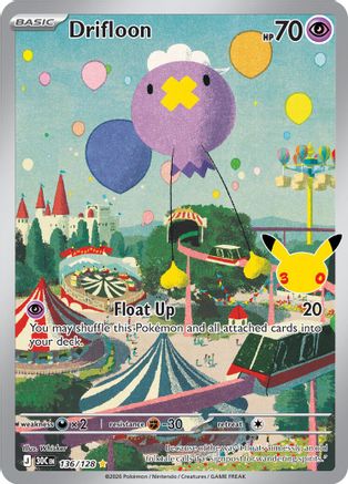 Drifloon - 136 - Illustration Rare - Holofoil