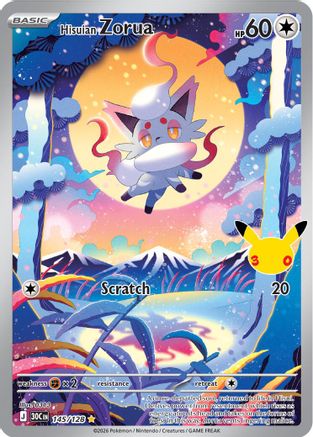 Hisuian Zorua - 145 - Illustration Rare - Holofoil
