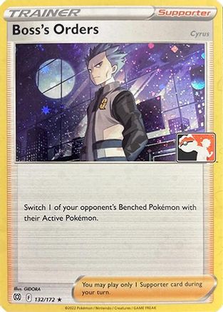 Boss's Orders [Cyrus] - 132/172 (Cosmos Holo)  - Rare - Holofoil
