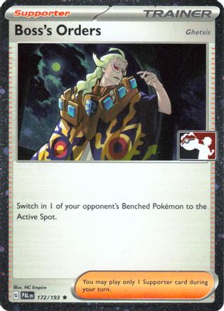 Boss's Orders [Ghetsis] - 172/193 (Cosmos Holo)  - Rare - Holofoil