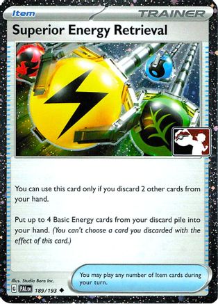 Superior Energy Retrieval - 189/193 (Cosmos Holo)  - Uncommon - Holofoil