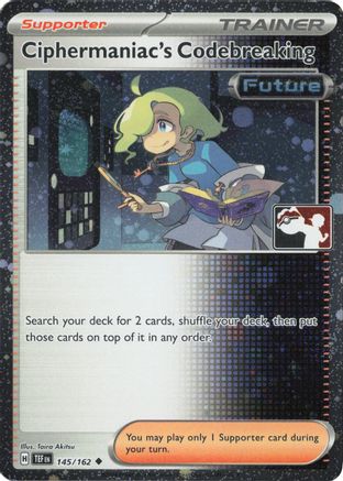 Ciphermaniac's Codebreaking - 145/162 (Cosmos Holo)  - Uncommon - Holofoil