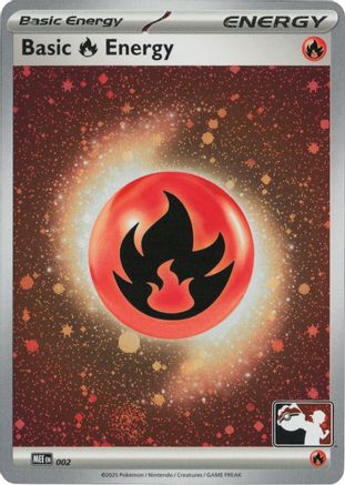 Basic Fire Energy - MEE 002 (Cosmos Holo)  - Common - Holofoil