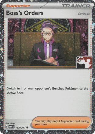 Boss's Orders [Corbeau] - 183/217 (Cosmos Holo)  - Uncommon - Holofoil