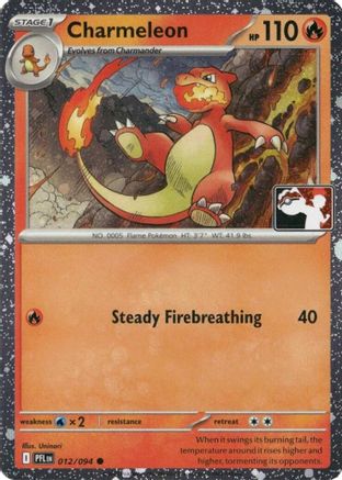 Charmeleon - 012/094 (Cosmos Holo)  - Common - Holofoil
