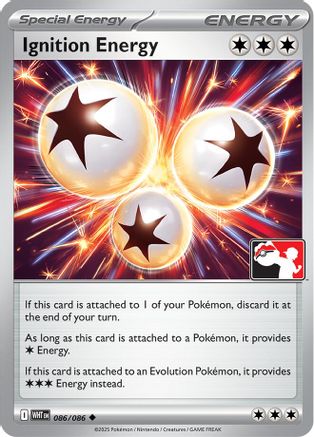 Ignition Energy - 086/086 (Cosmos Holo)  - Uncommon - Holofoil