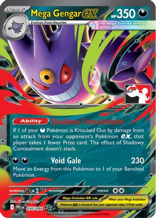 Mega Gengar ex - 056/094  - Double Rare - Holofoil