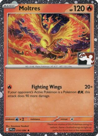 Moltres - 014/094 (Cosmos Holo)  - Rare - Holofoil