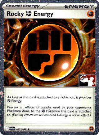 Rocky Fighting Energy - 087/088 (Cosmos Holo)  - Rare - Holofoil