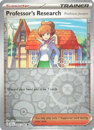 Professor's Research [Professor Juniper] - 085/086  - Promo - Reverse Holofoil