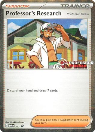 Professor's Research [Professor Kukui] - 222  - Promo - Holofoil
