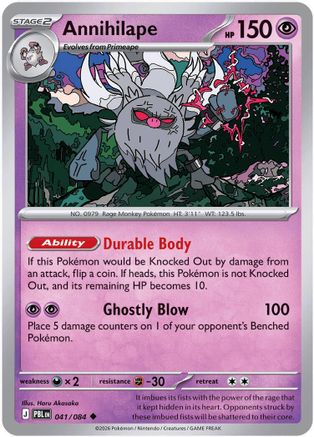 Annihilape - 041 - Uncommon - Reverse Holofoil