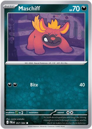 Maschiff - 057 - Common - Reverse Holofoil