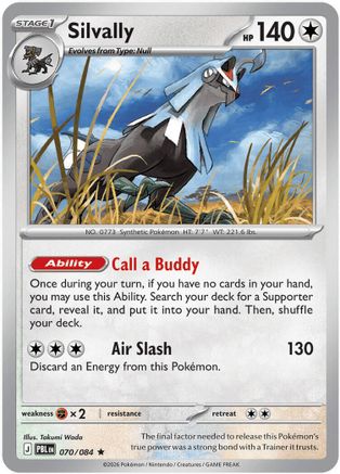Silvally - 070/084  - Rare - Holofoil
