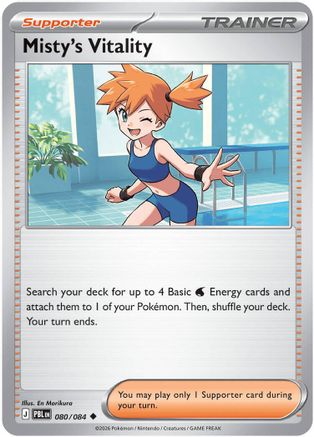 Misty's Vitality - 080/084  - Uncommon - Normal