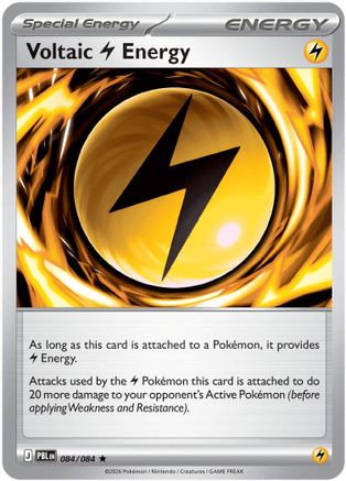 Voltaic Lightning Energy - 084 - Rare - Reverse Holofoil