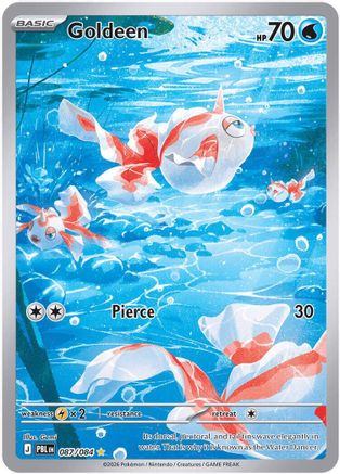 Goldeen - 087/084  - Illustration Rare - Holofoil