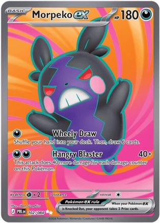 Morpeko ex - 102/084  - Ultra Rare - Holofoil
