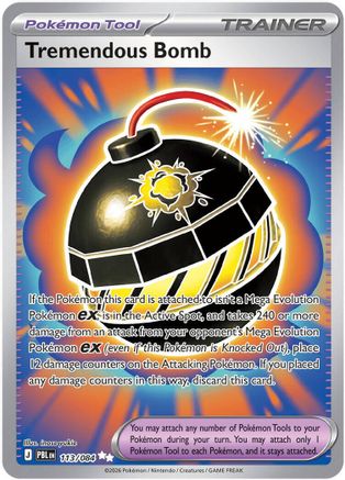 Tremendous Bomb - 113/084  - Ultra Rare - Holofoil