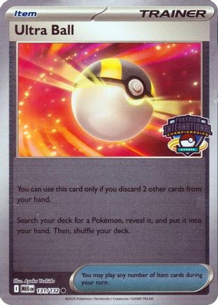 Ultra Ball - European International Championship - 131 - Common - Reverse Holofoil