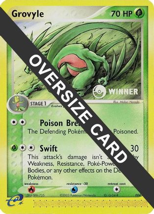 Grovyle - 004 (e-League) [Winner]  - Promo - Holofoil