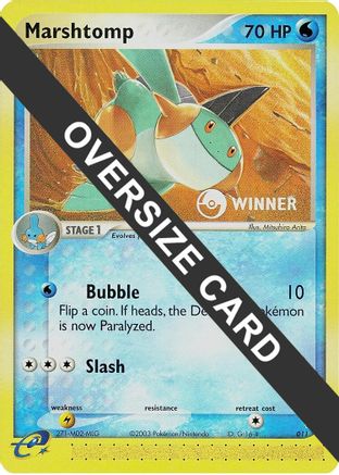 Marshtomp - 011 (e-League) [Winner]  - Promo - Holofoil