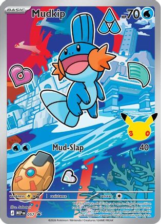 Mudkip -  057  - Promo - Holofoil
