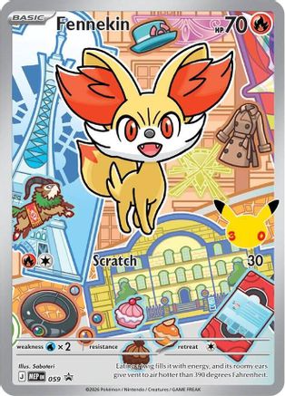 Fennekin -  059  - Promo - Holofoil