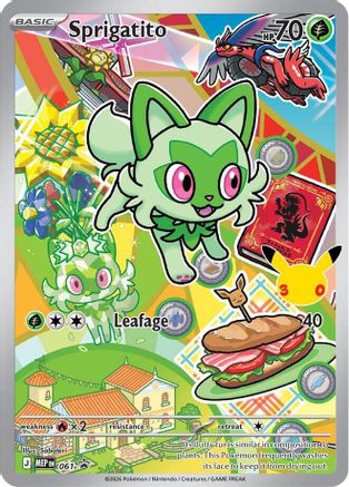 Sprigatito -  061  - Promo - Holofoil