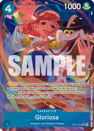 Gloriosa (Alternate Art) (OP17-046)  -  Super Rare