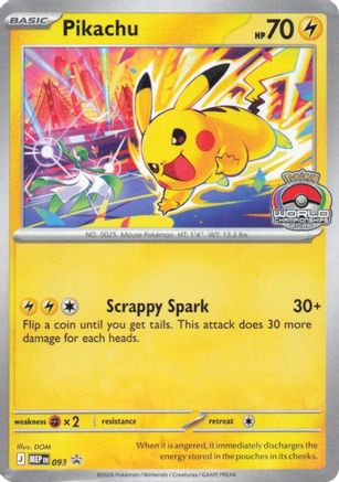 Pikachu - 093  - Promo - Normal