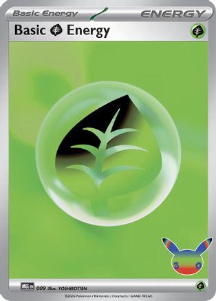 Basic Grass Energy - 009 (30th Celebration)  - Futuristic Rare - Holofoil