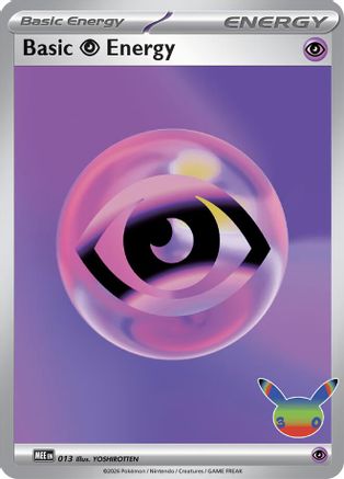 Basic Psychic Energy - 013 (30th Celebration)  - Futuristic Rare - Holofoil