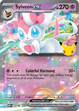 Sylveon ex - 100 (30th Celebration)  - Promo - Holofoil