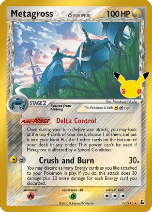 Metagross (Delta Species) - 011 - Classic Collection - Holofoil