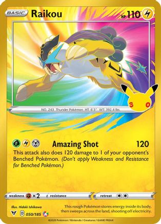 Raikou - 050 - Classic Collection - Holofoil