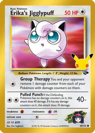 Erika's Jigglypuff - 069 - Classic Collection - Holofoil
