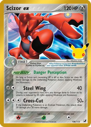 Scizor ex - 108 - Classic Collection - Holofoil